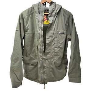 BURTON Men’s Snowboarding Hooded Jacket/Coat Size Small Hunter Green